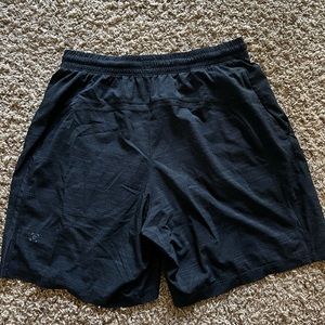 Lululemon Mens M Shorts Black 7” inseam
